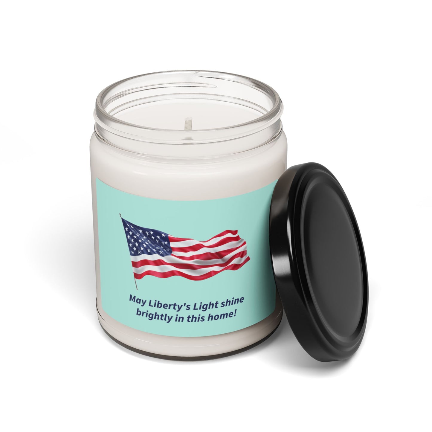 Patriotic Scented Soy Candle - May Liberty's Light Shine Brightly