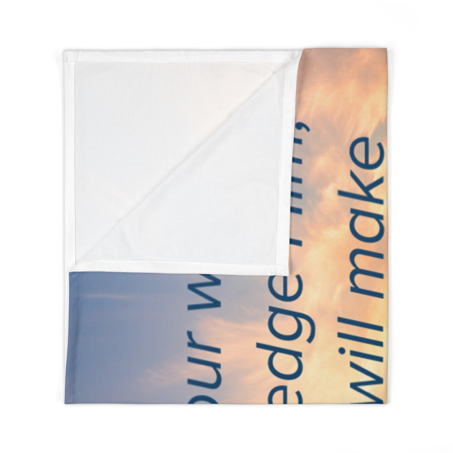 Baby Swaddle Blanket - Proverbs 3:6