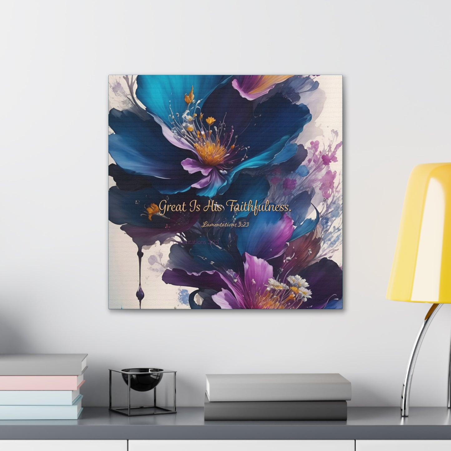 Canvas Gallery Wraps - A Floral Celebration of God's Faithfulness