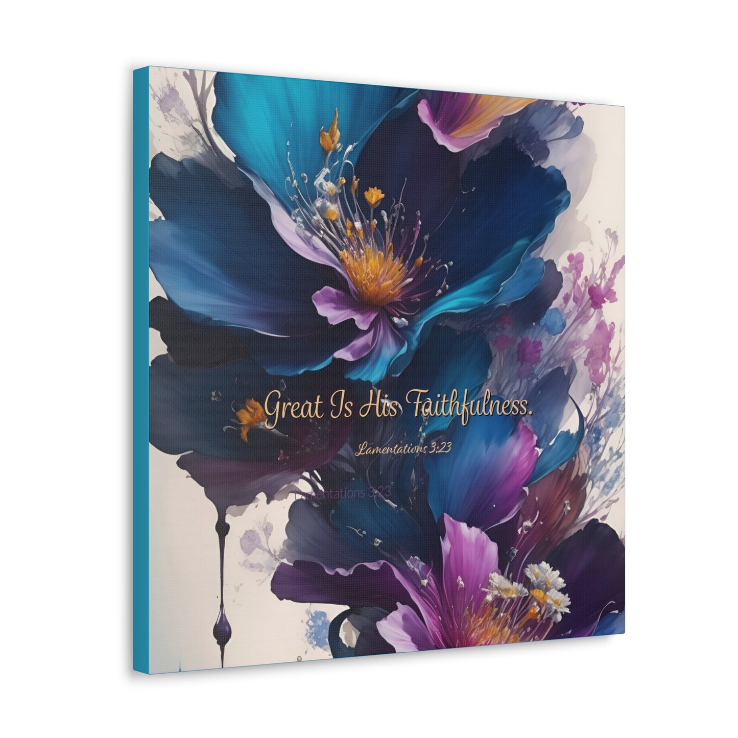 Canvas Gallery Wraps - A Floral Celebration of God's Faithfulness