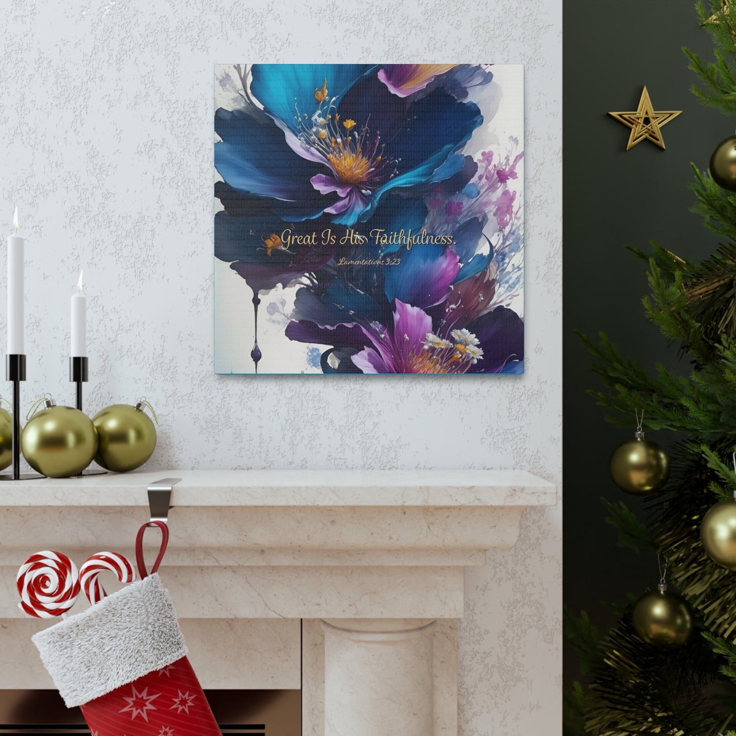 Canvas Gallery Wraps - A Floral Celebration of God's Faithfulness