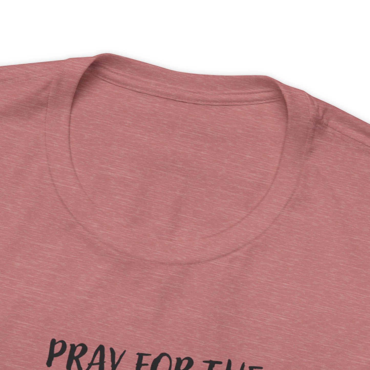 Unisex Jersey Short Sleeve Tee - Pray for the Peace of Jerusalem