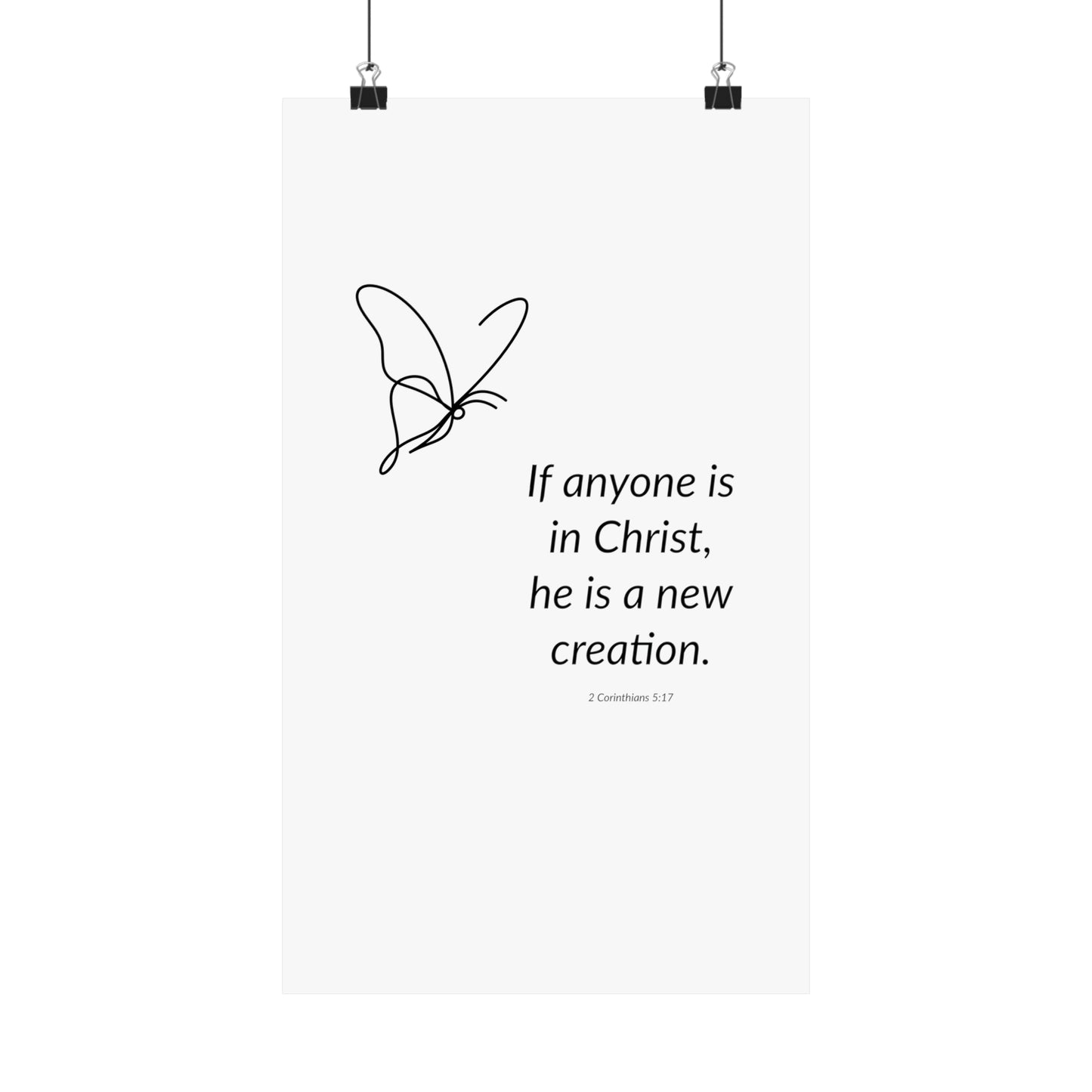 Matte Vertical Posters -New Creation