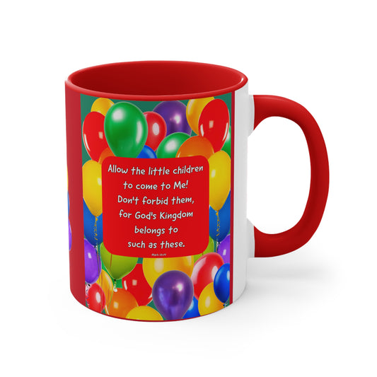 Accent Coffee Mug - Jesus - Let the Little Children Come to Me