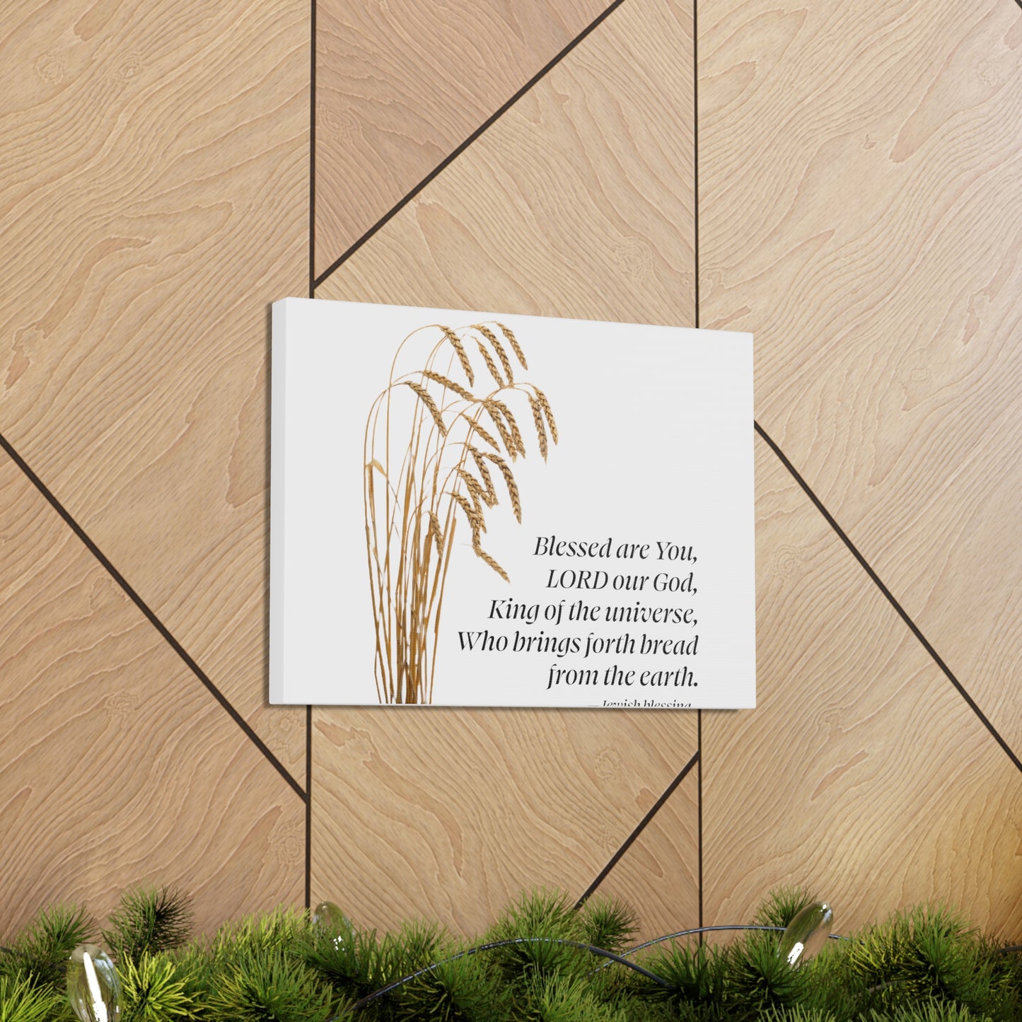 Canvas Gallery Wraps - Blessed Are You, LORD our God, King of the Universe