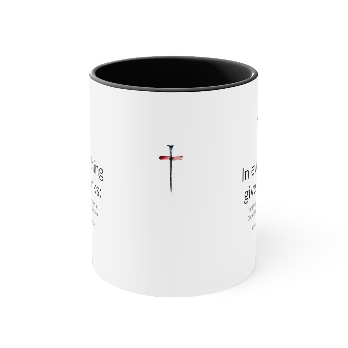 Accent Coffee Mug, 11oz - In Everything Give Thanks