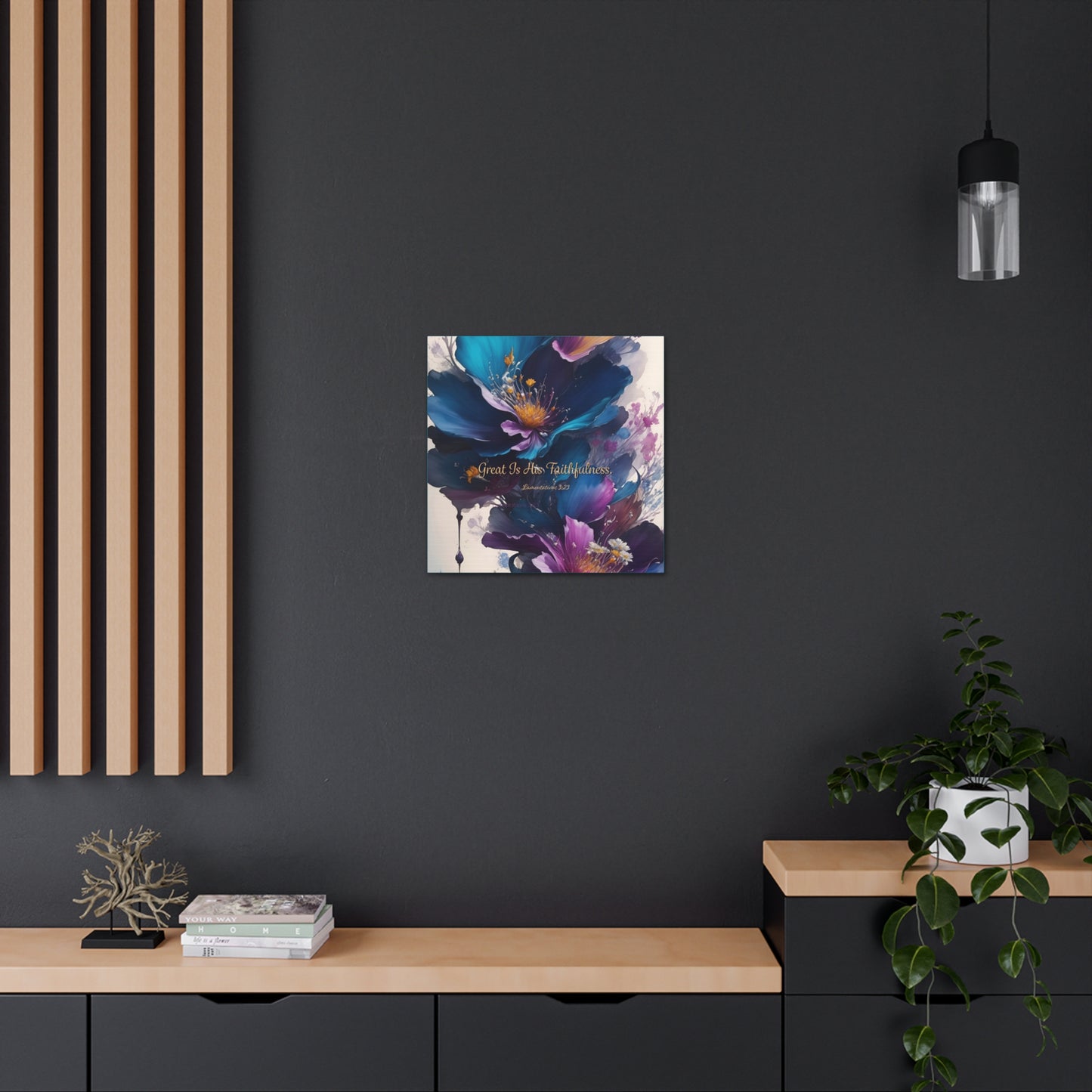 Canvas Gallery Wraps - A Floral Celebration of God's Faithfulness