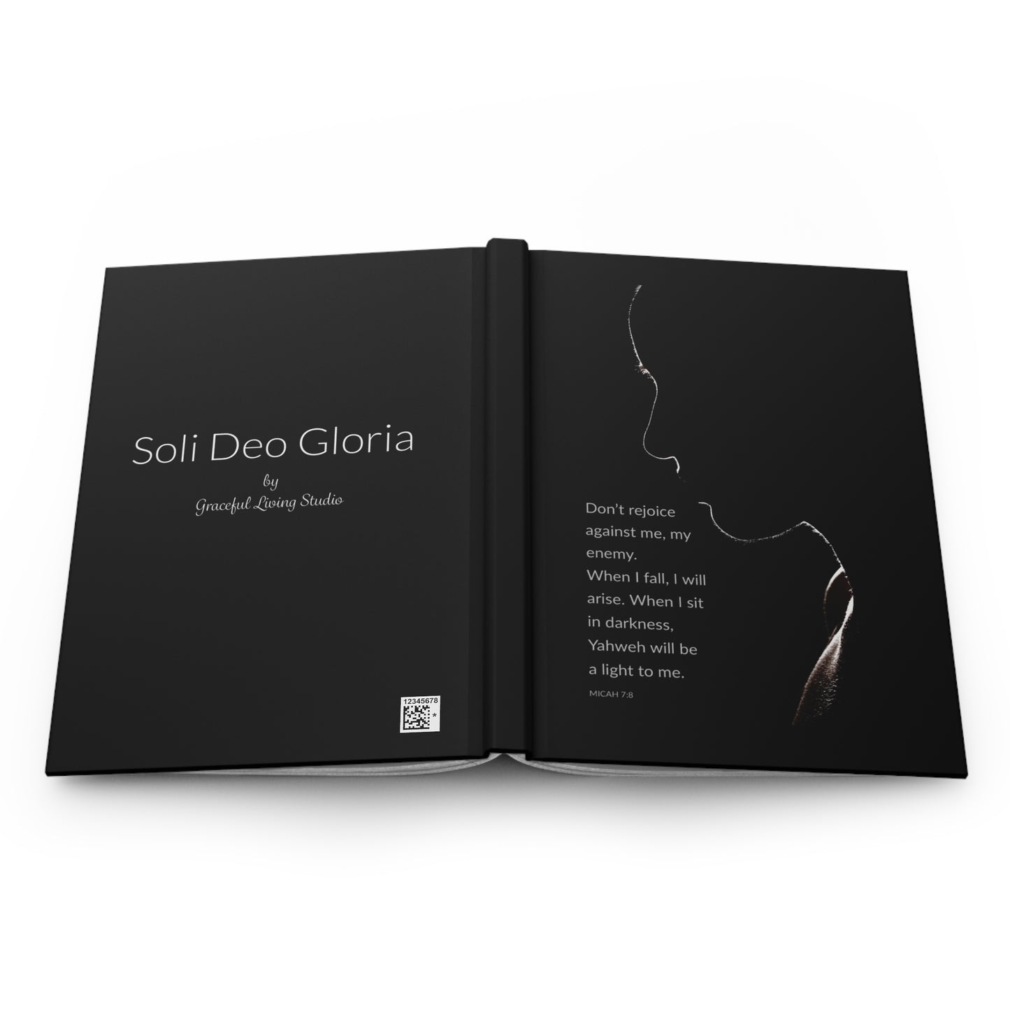 Hardcover Journal - When I Fall, I Will Arise