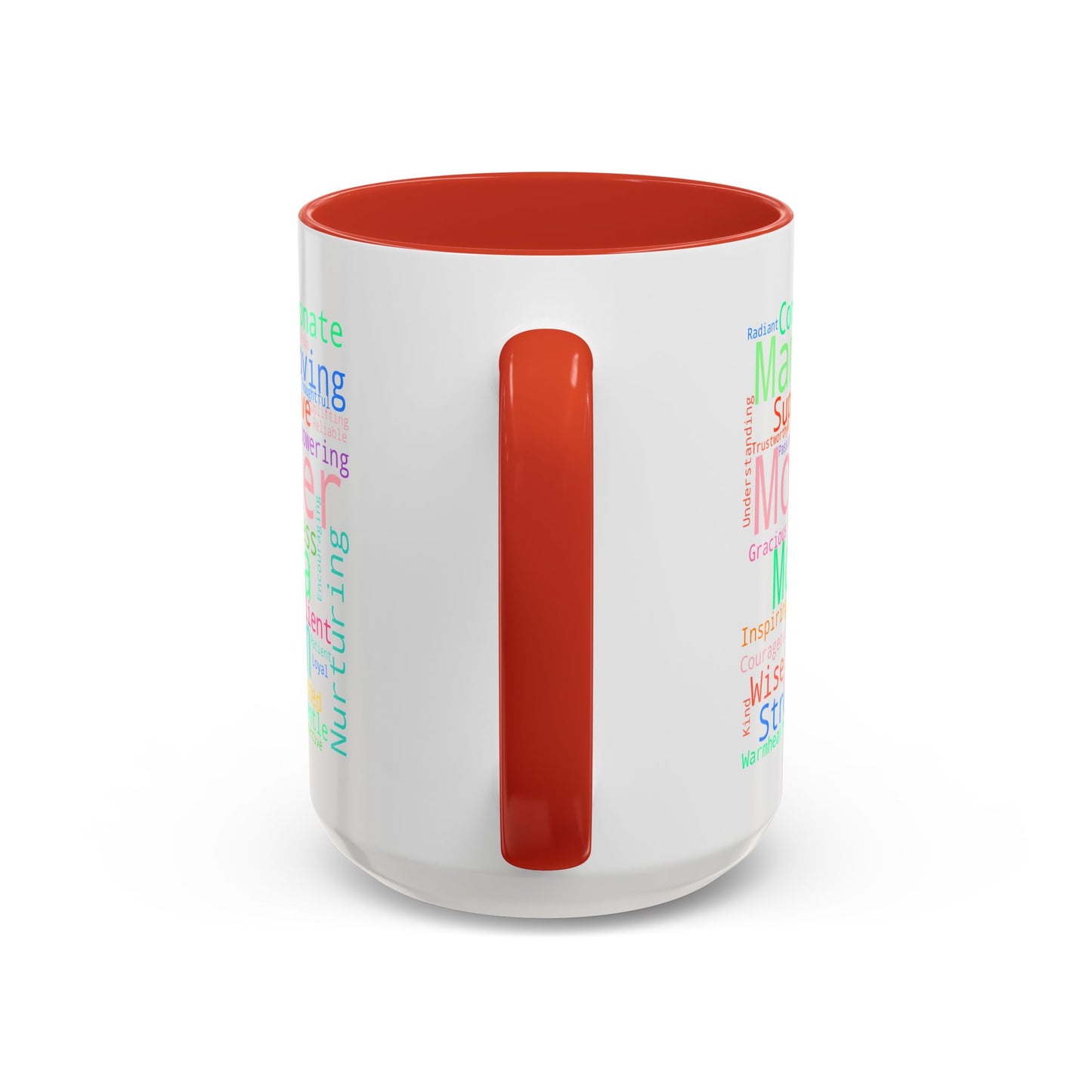 “Mom in Every Word” Color Accent Mug – Perfect Gift for Mother’s Day, Birthday & More