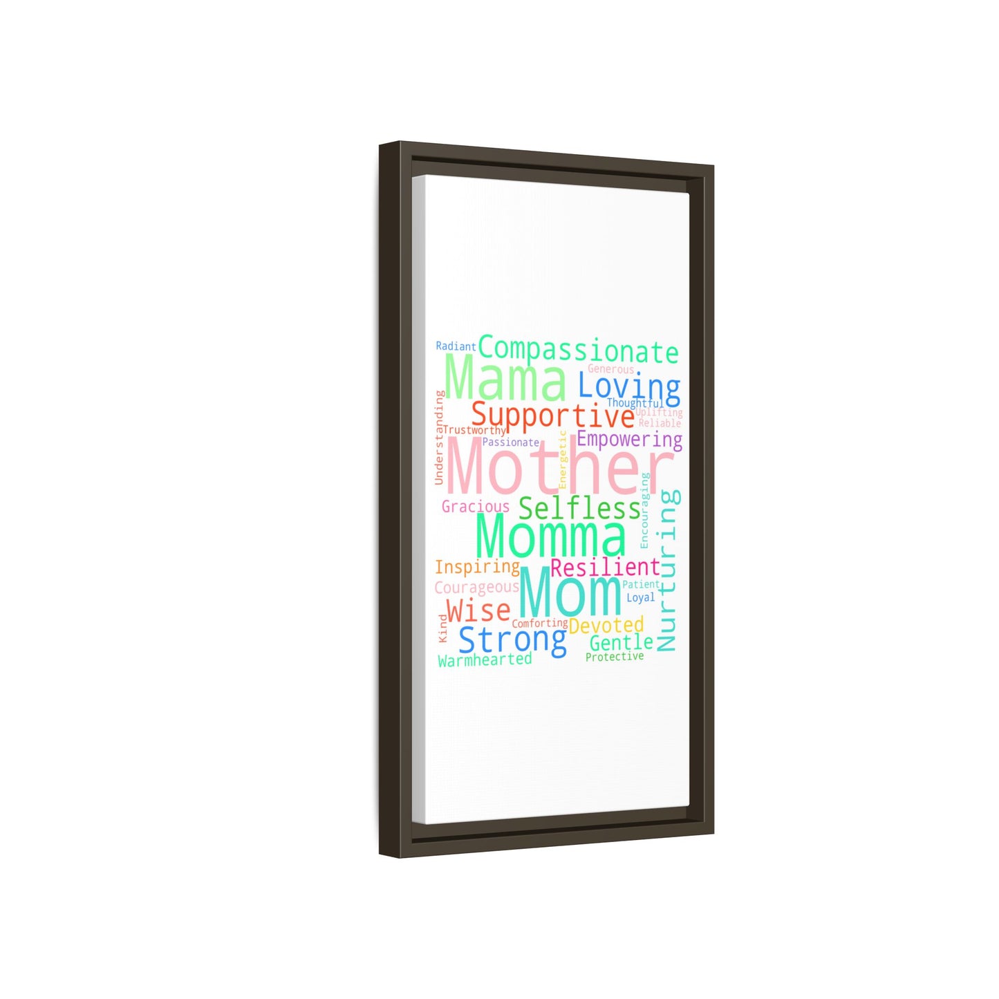 Matte Canvas, Framed (Multi-color)
