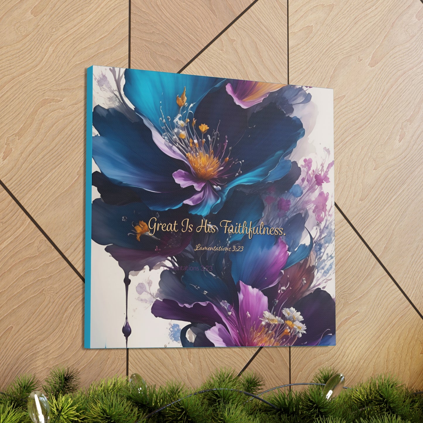 Canvas Gallery Wraps - A Floral Celebration of God's Faithfulness