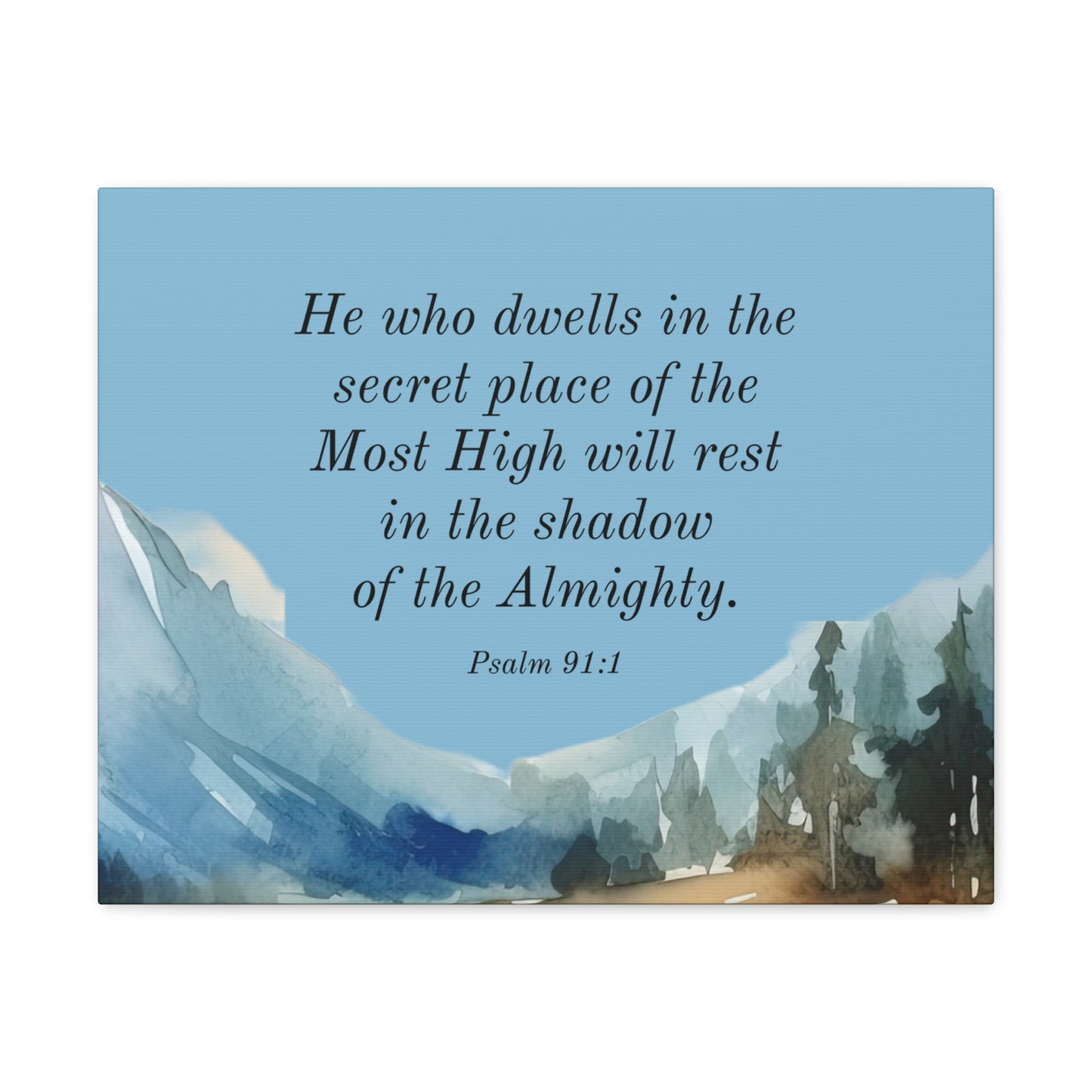 Canvas Gallery Wraps - The Secret Place of the Most High