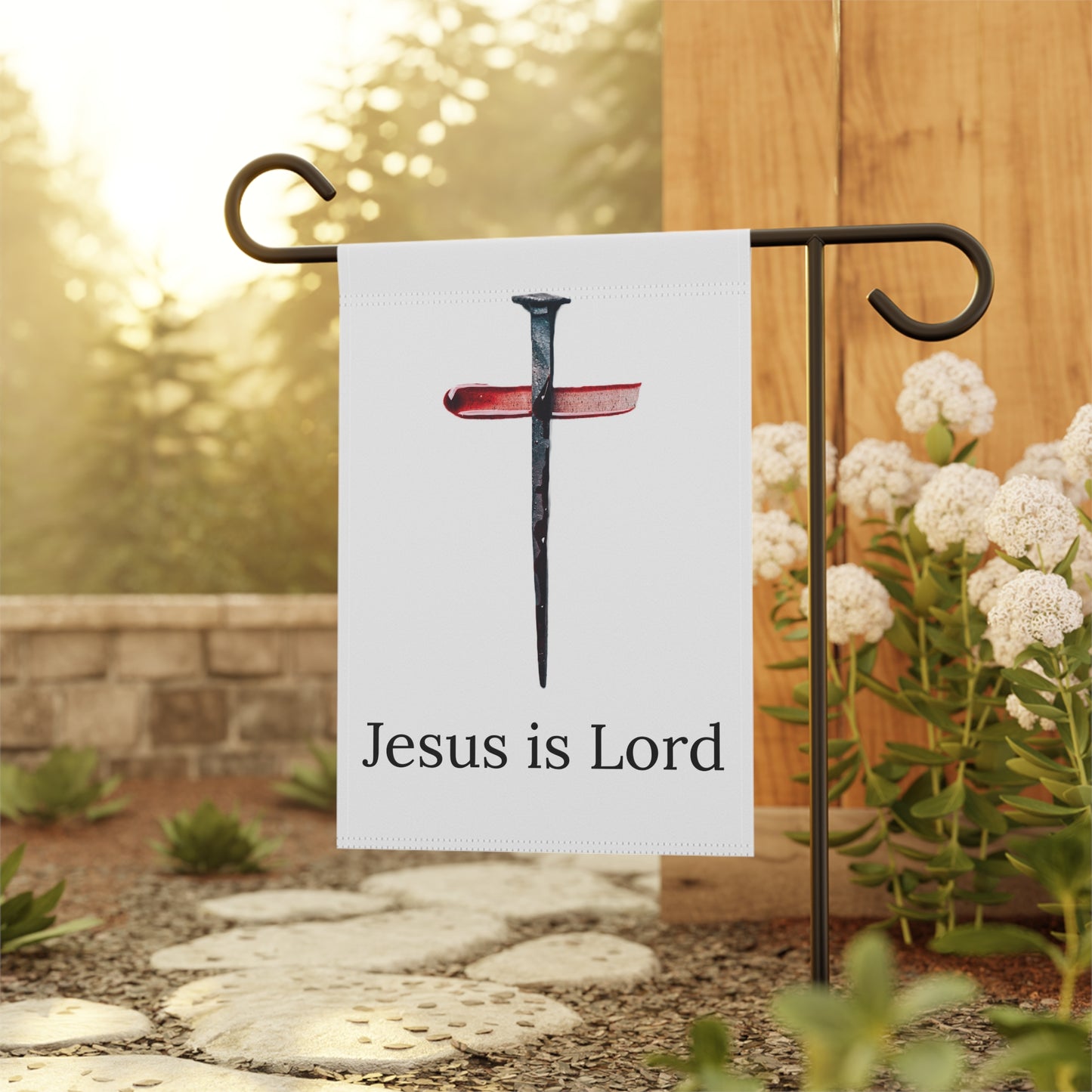 Garden & House Banner - Jesus Is Lord