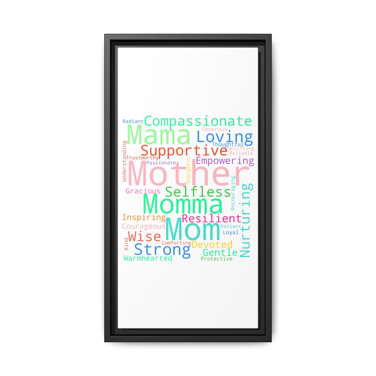 Matte Canvas, Framed (Multi-color)