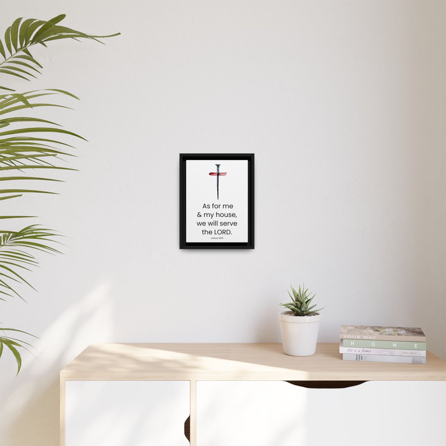 Canvas Wall Art - Bold Statement of Faith