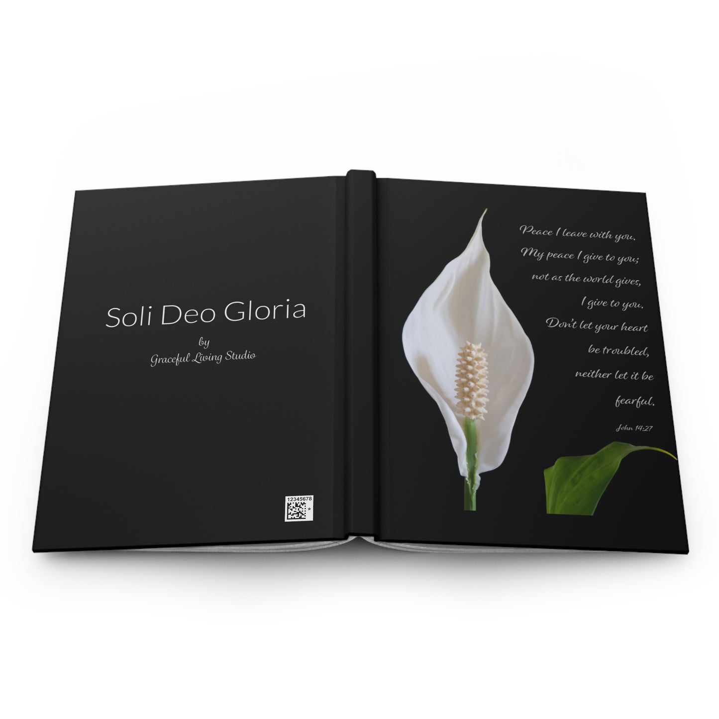 Hardcover Journal - Don't Let Your Heart Be Troubled