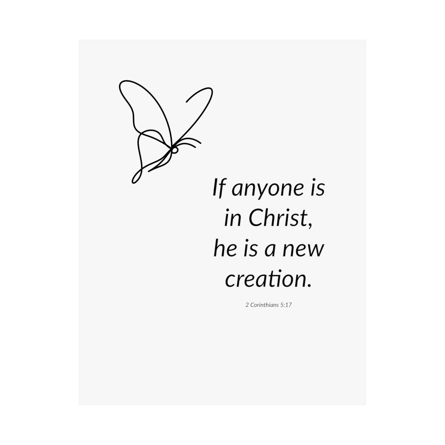 Matte Vertical Posters -New Creation