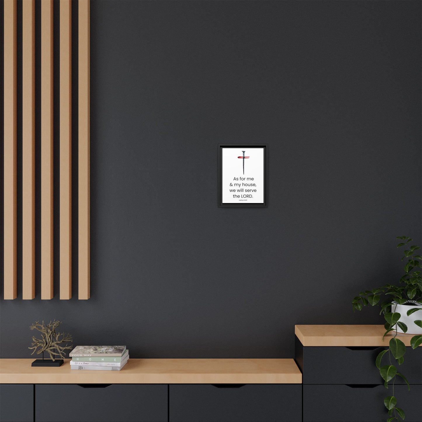Canvas Wall Art - Bold Statement of Faith