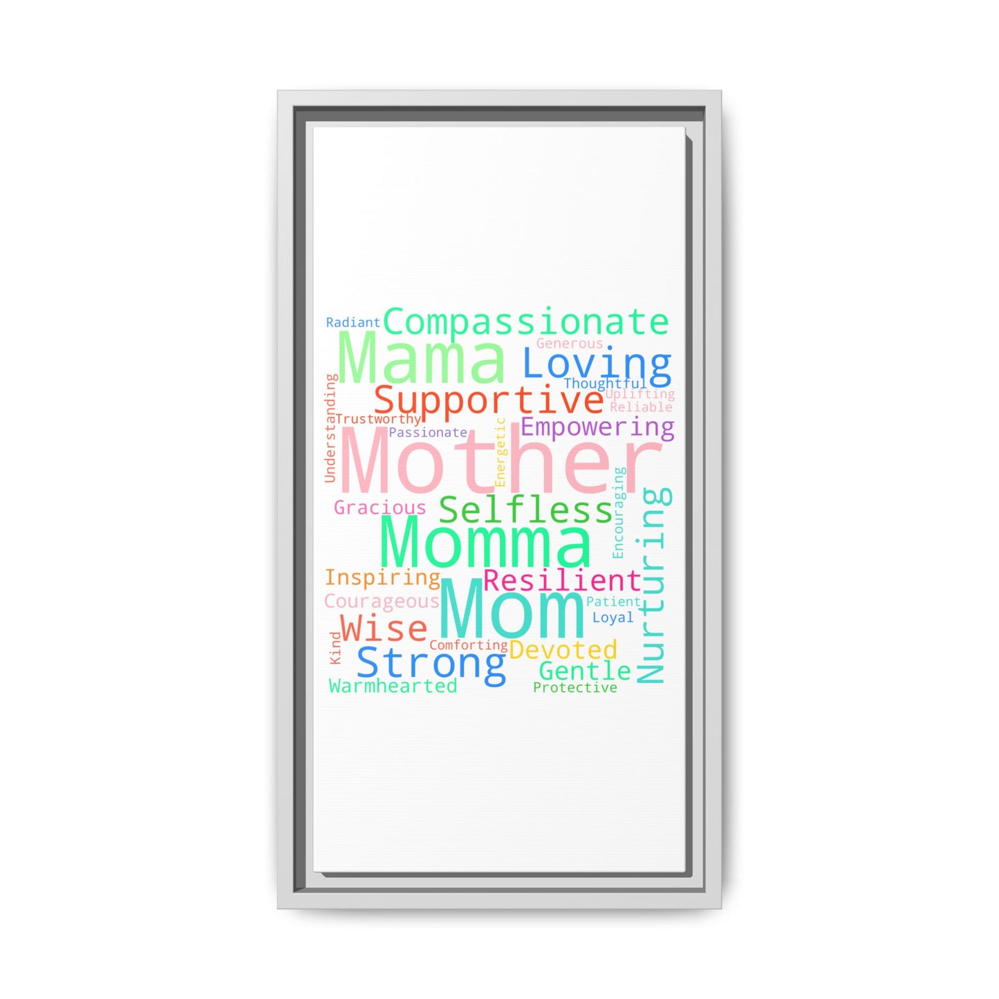 Matte Canvas, Framed (Multi-color)
