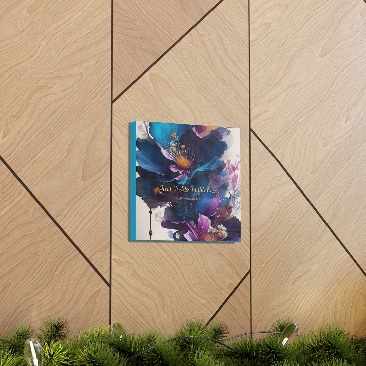 Canvas Gallery Wraps - A Floral Celebration of God's Faithfulness