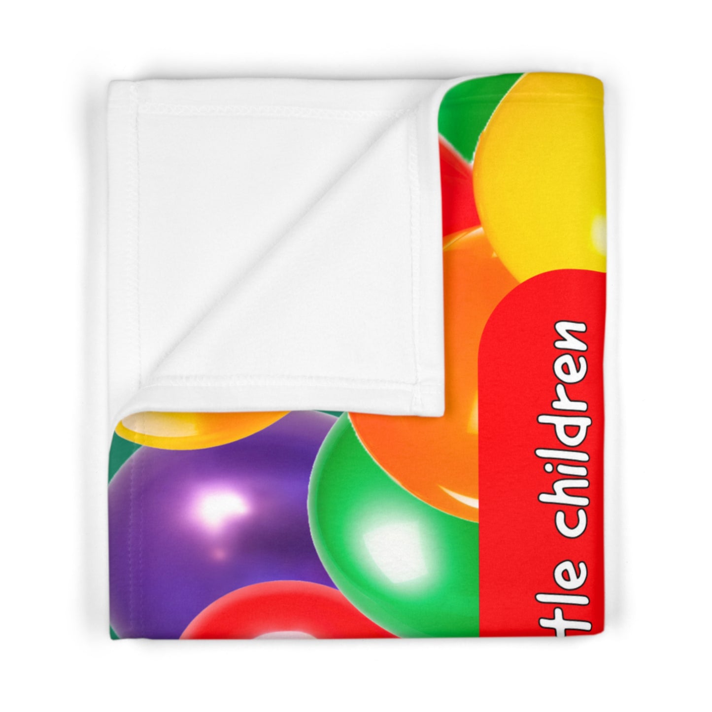 Soft Fleece Baby Blanket - Let the Little Children Come to Me!