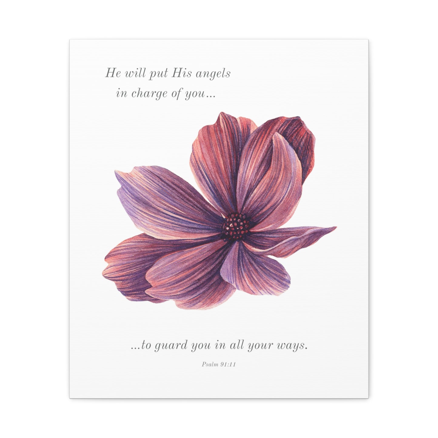 Canvas Gallery Wraps - He Will Put His Angels in Charge of You