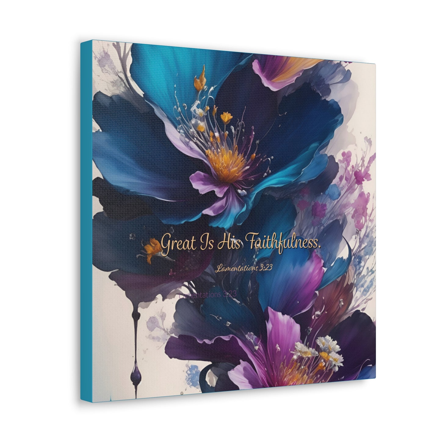 Canvas Gallery Wraps - A Floral Celebration of God's Faithfulness