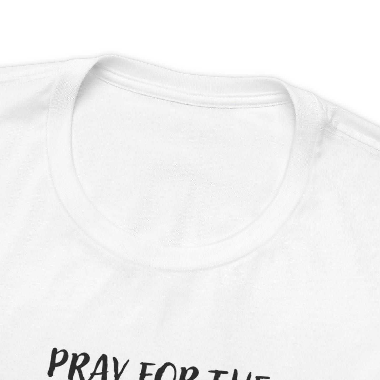 Unisex Jersey Short Sleeve Tee - Pray for the Peace of Jerusalem