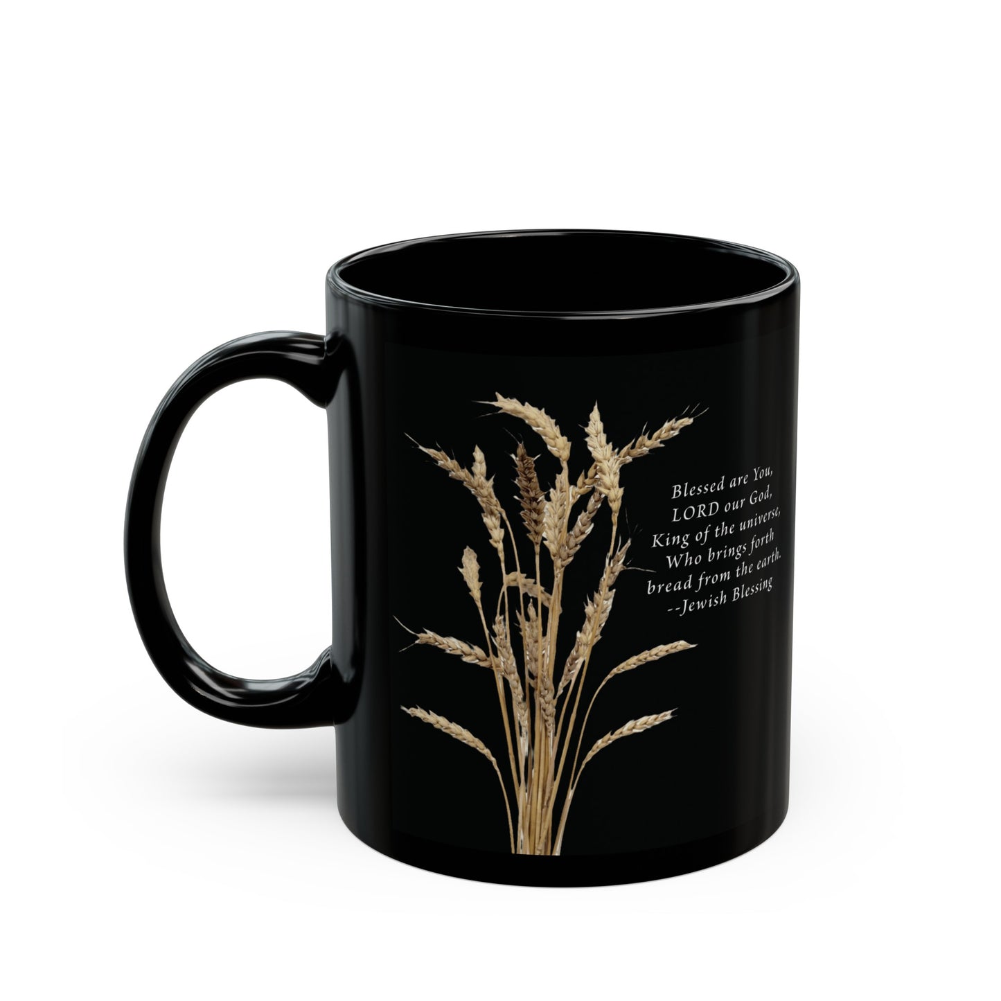 Black Mug (11oz, 15oz) - Jewish Blessing