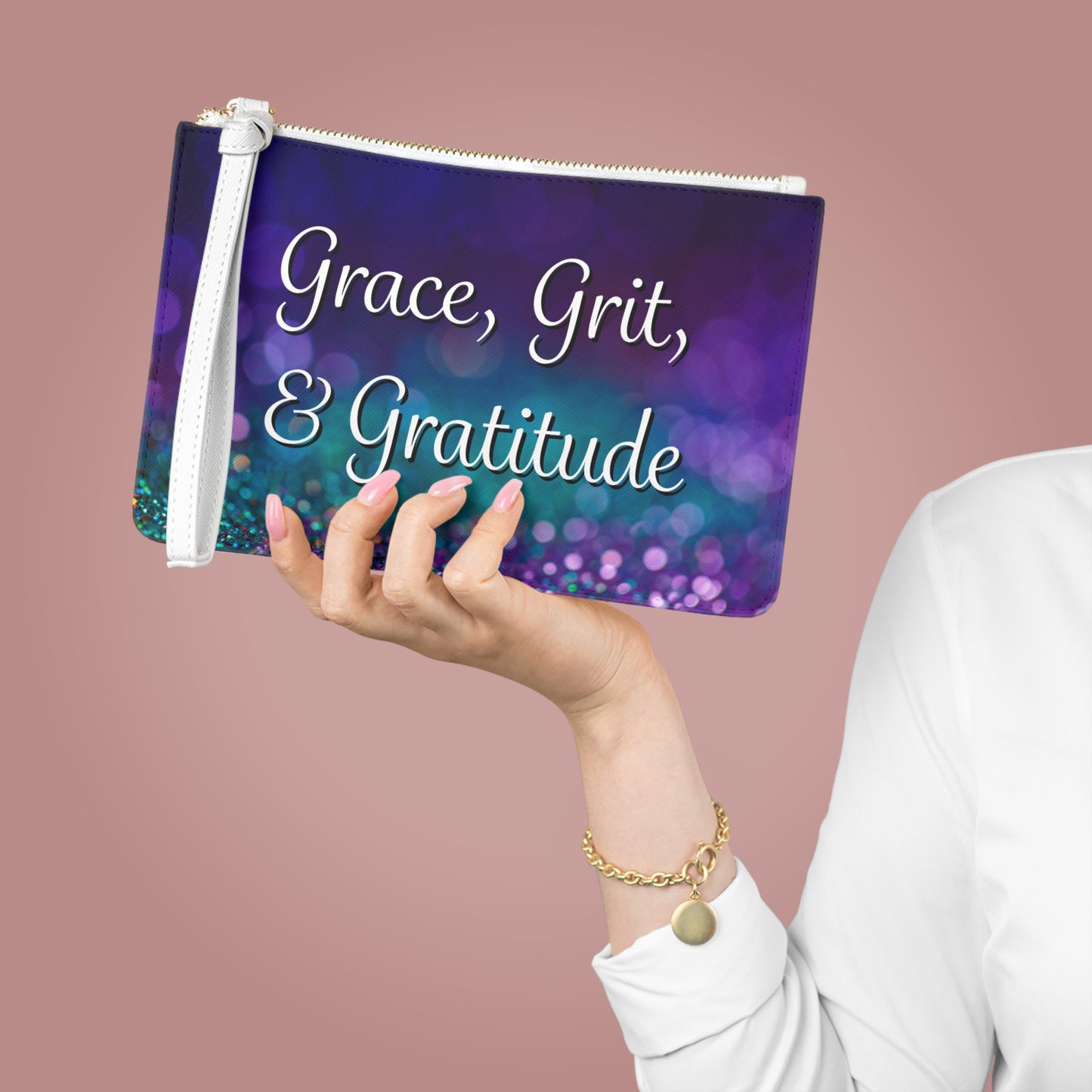 Clutch Bag - Grace, Grit, & Gratitude
