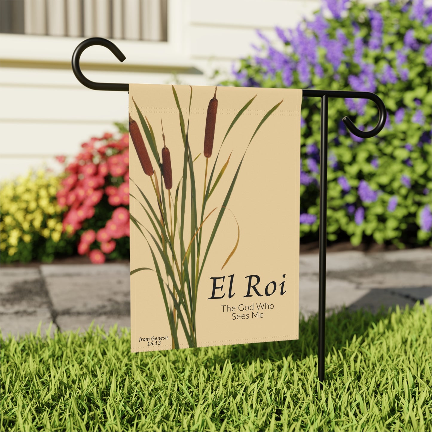 Garden & House Banner - The God Who Sees Me