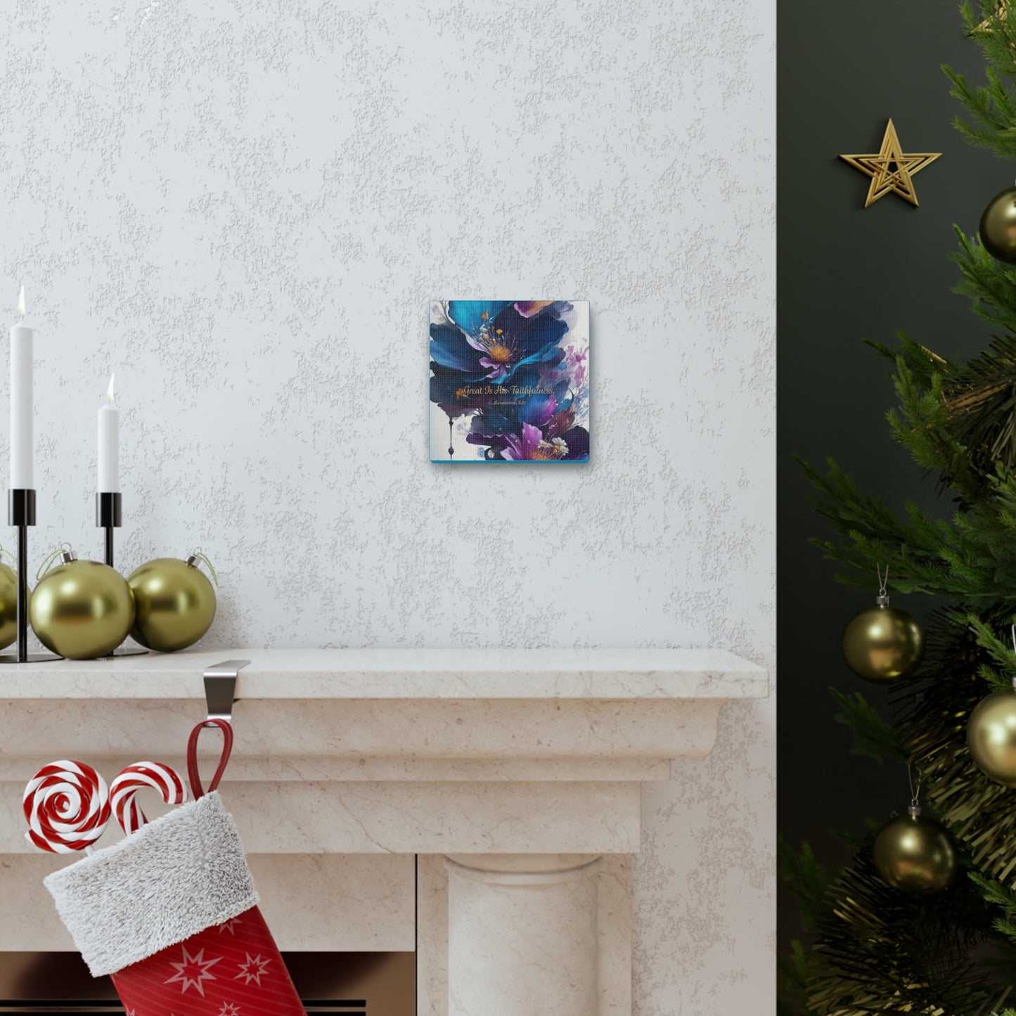 Canvas Gallery Wraps - A Floral Celebration of God's Faithfulness