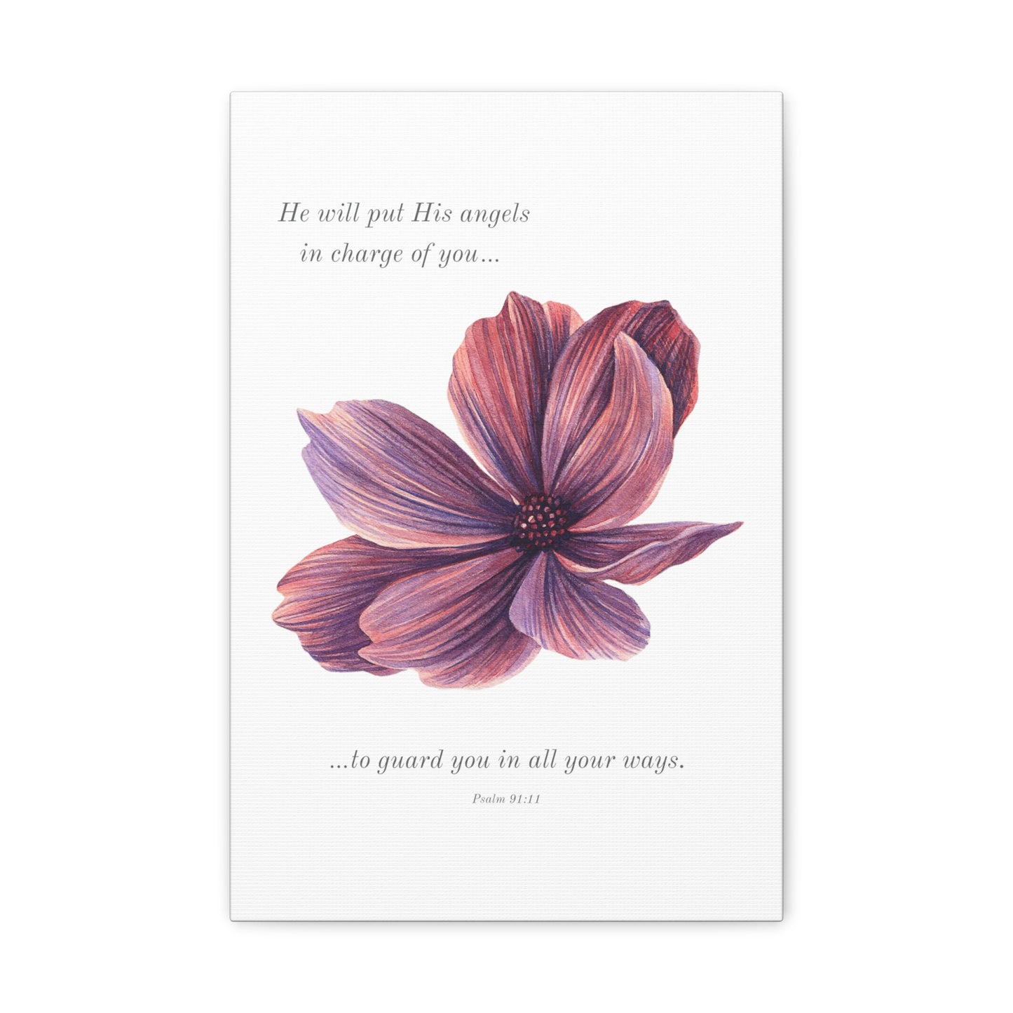 Canvas Gallery Wraps - He Will Put His Angels in Charge of You