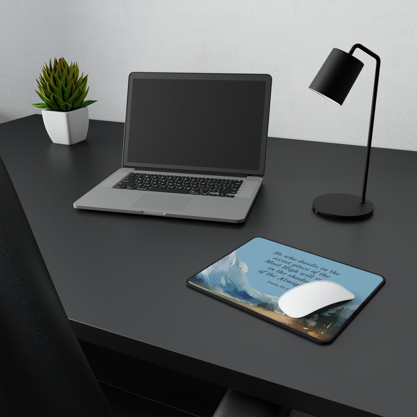 Non-Slip Mouse Pads - Dwell in the Shadow of the Almighty