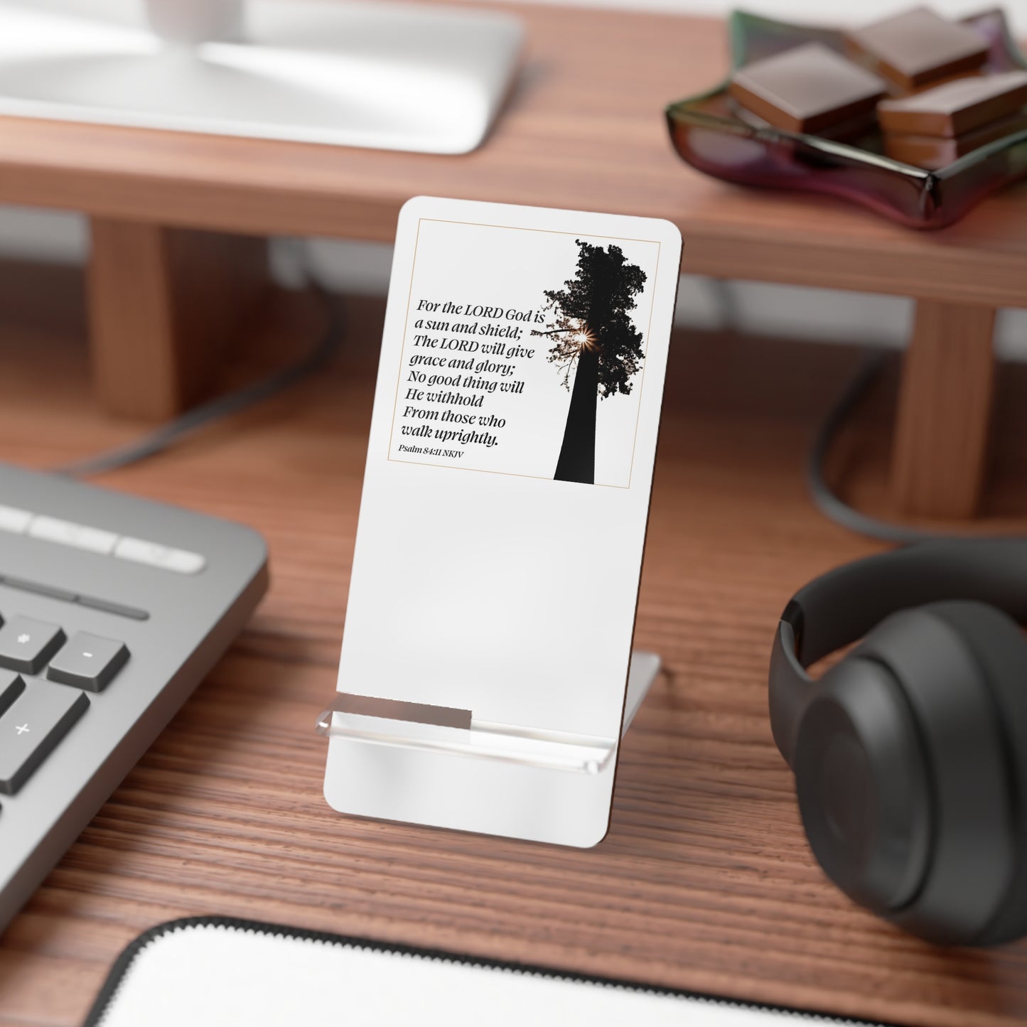 Mobile Display Stand for Smartphones - A Sun & a Shield