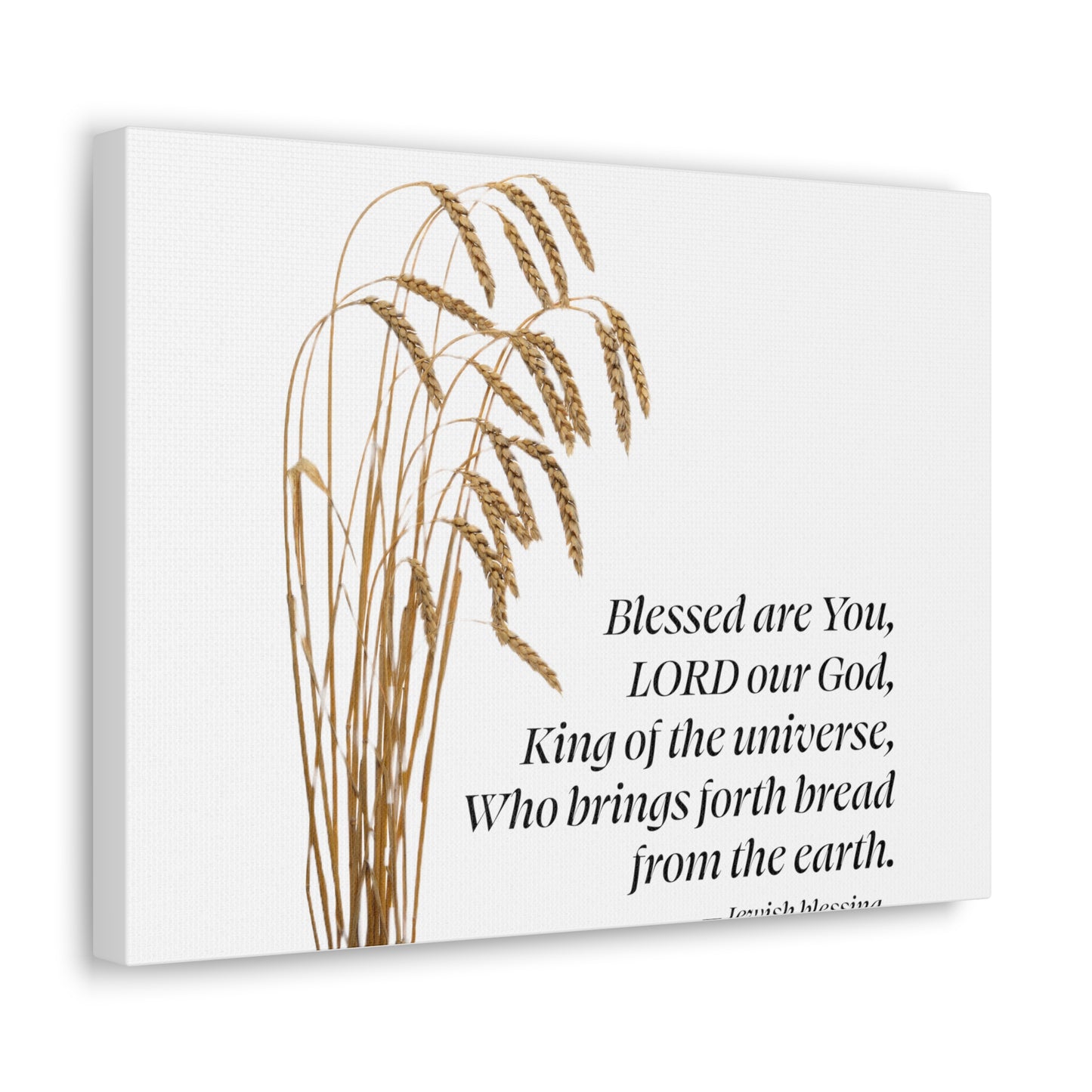Canvas Gallery Wraps - Blessed Are You, LORD our God, King of the Universe