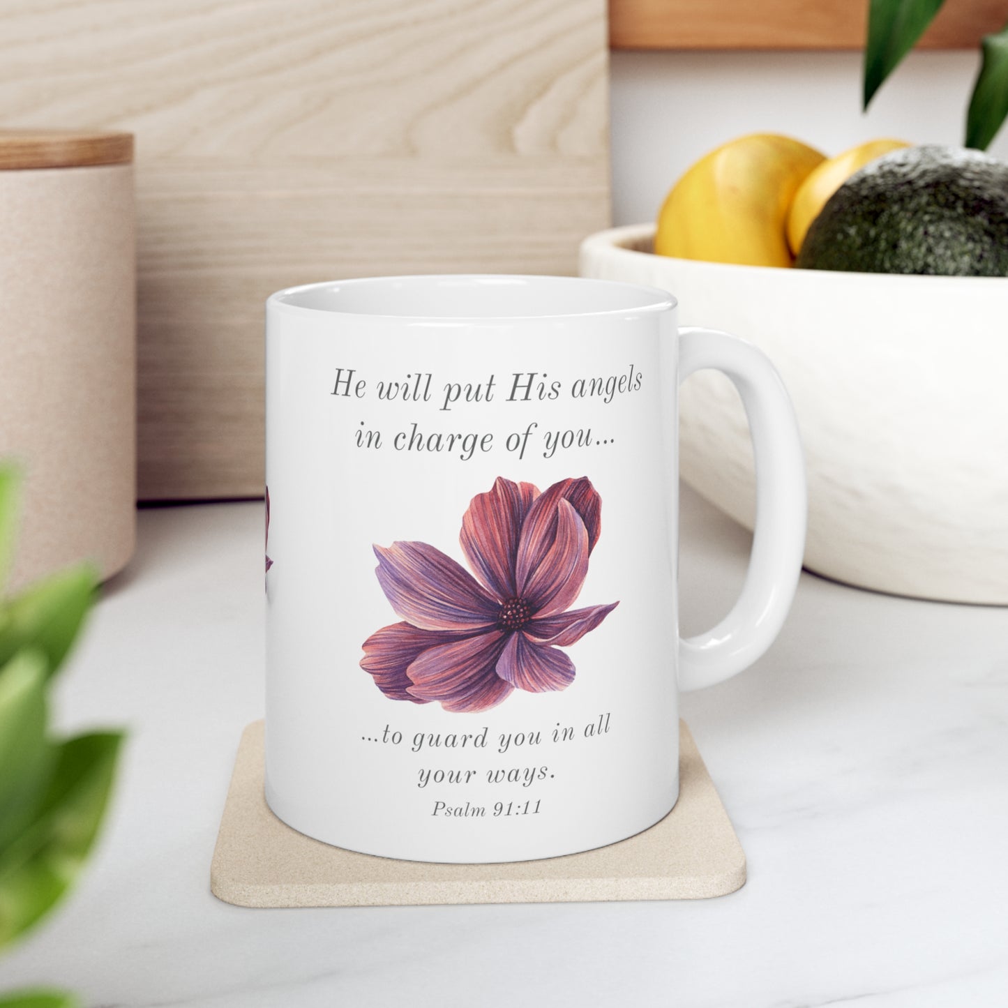 Ceramic Mug 11oz - Angels to Guard You