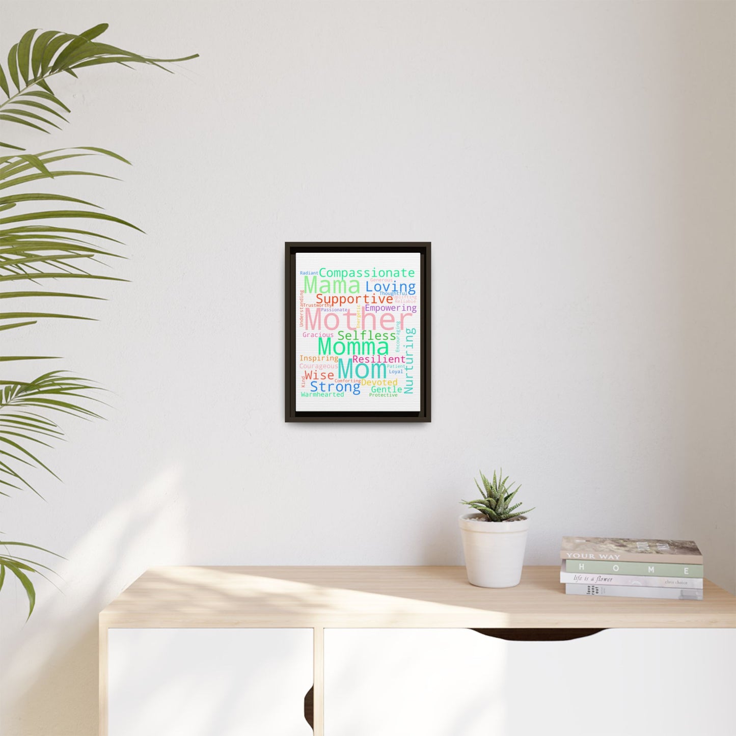 Matte Canvas, Framed (Multi-color)