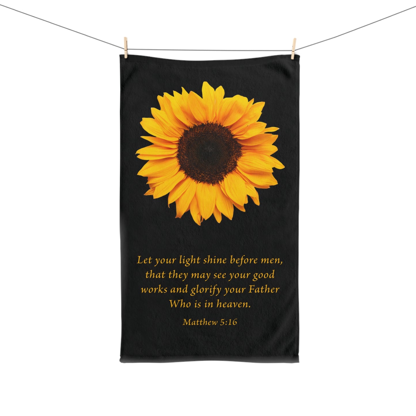 Hand Towel - Let Your Light Shine Before Men