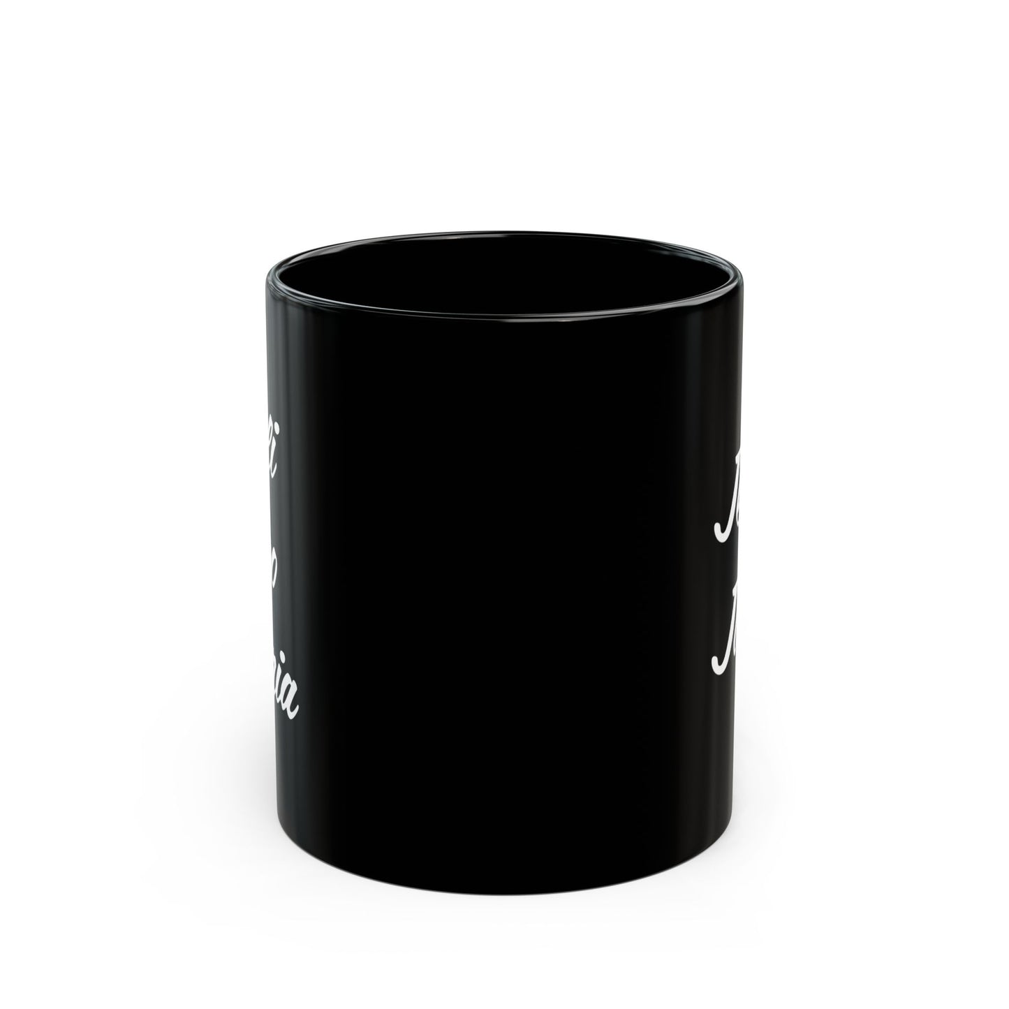 Inspirational "Jesu Juva - Soli Deo Gloria" Black Mug - 11oz & 15oz