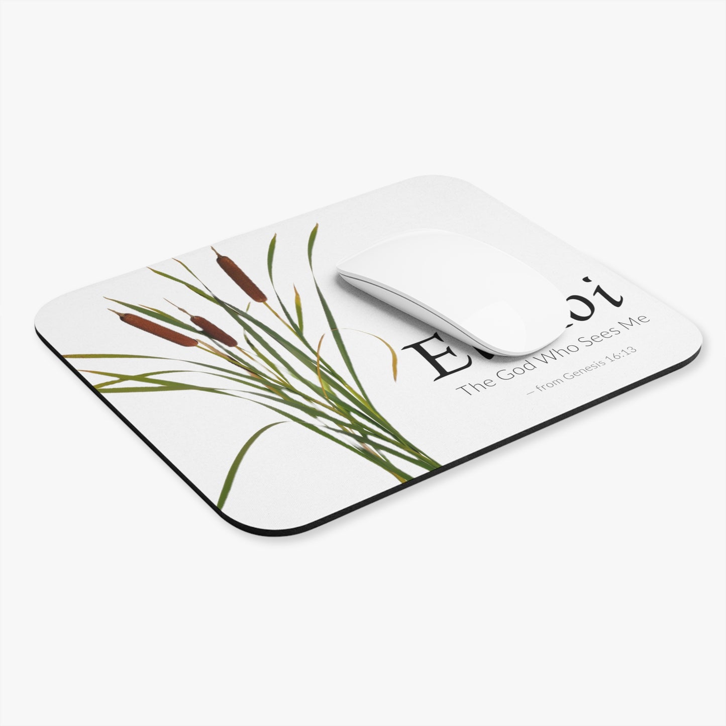 Mouse Pad (Rectangle) El Roi - The God Who Sees Me