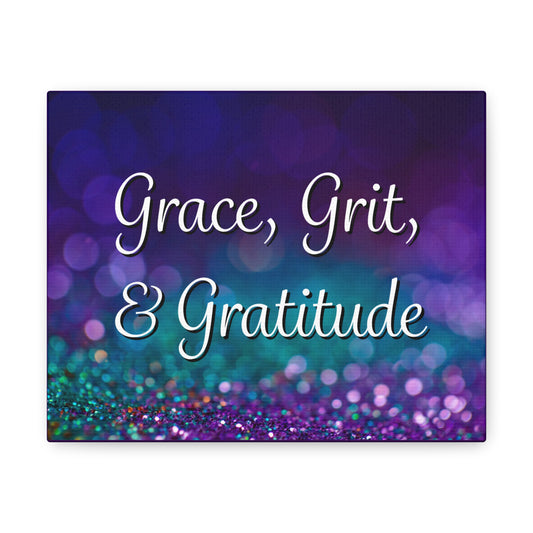 Canvas Gallery Wraps - Grace, Grit, and Gratitude
