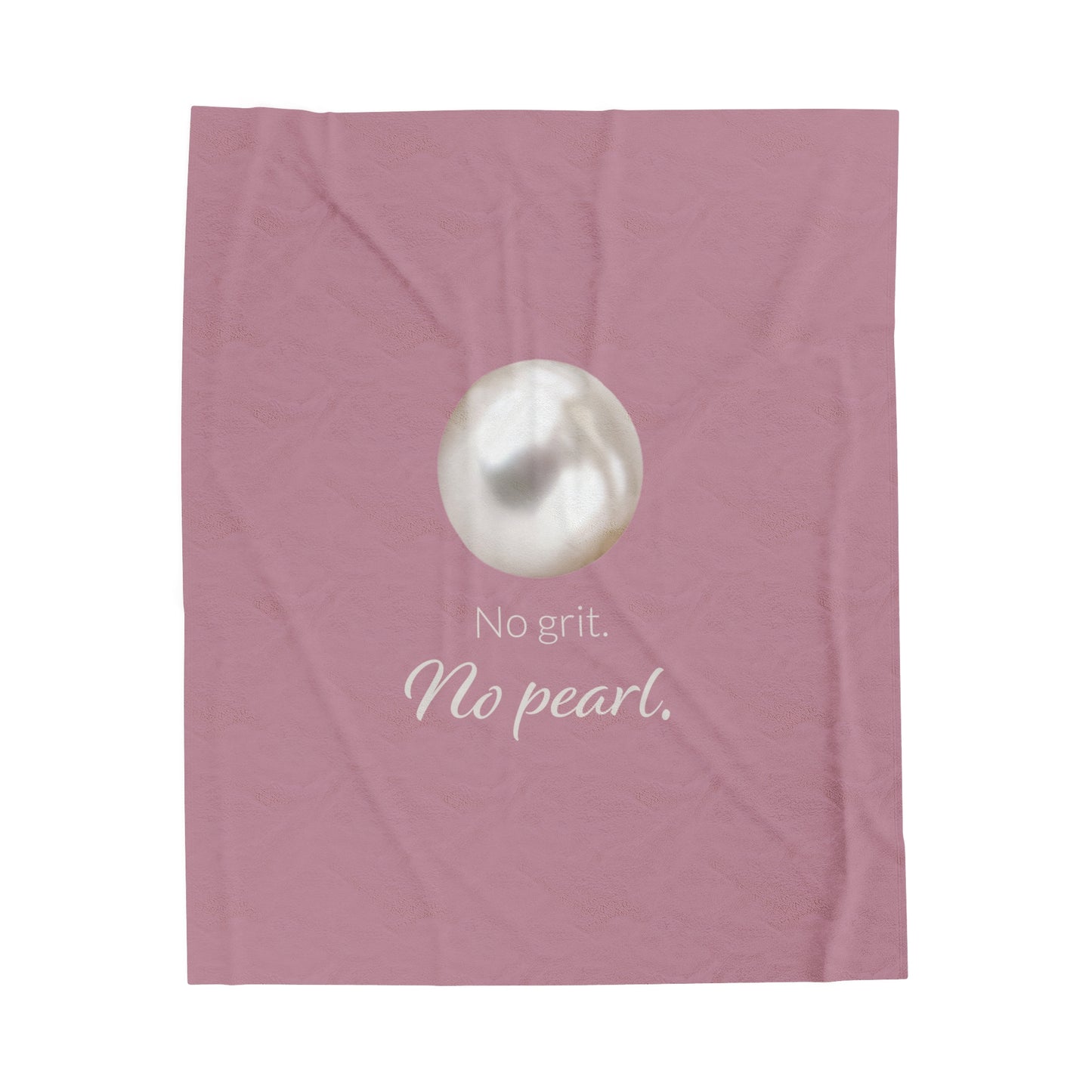 Velveteen Plush Blanket - No grit. No Pearl.