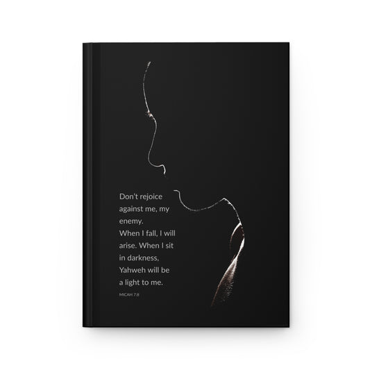 Hardcover Journal - When I Fall, I Will Arise