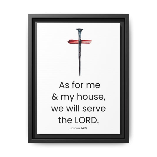 Canvas Wall Art - Bold Statement of Faith