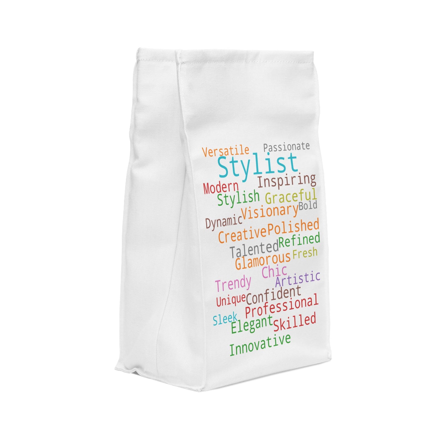 Lunch Bag - Stylist Word Cloud Design