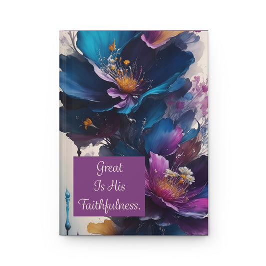 Hardcover Journal Matte - Great Is His Faithfulness