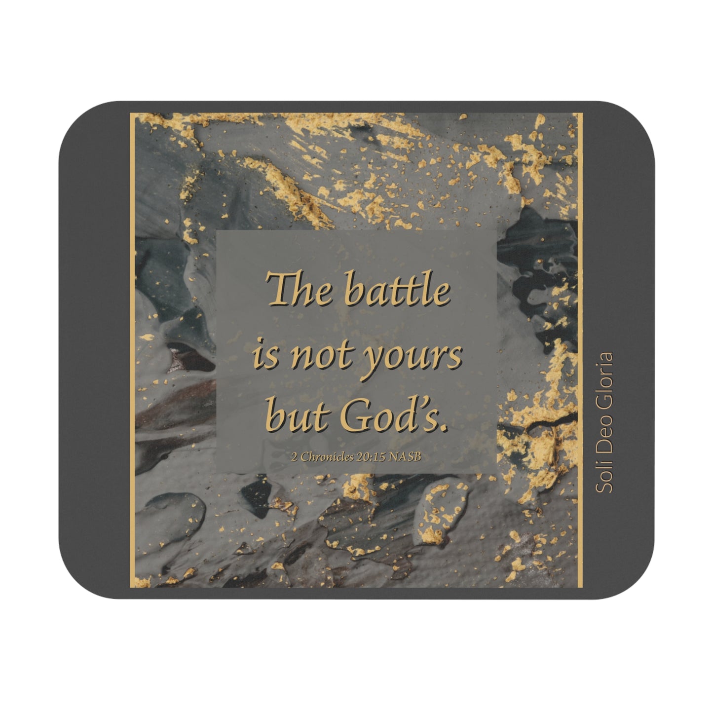 Mouse Pad (Rectangle) - The Battle Is The Lord's