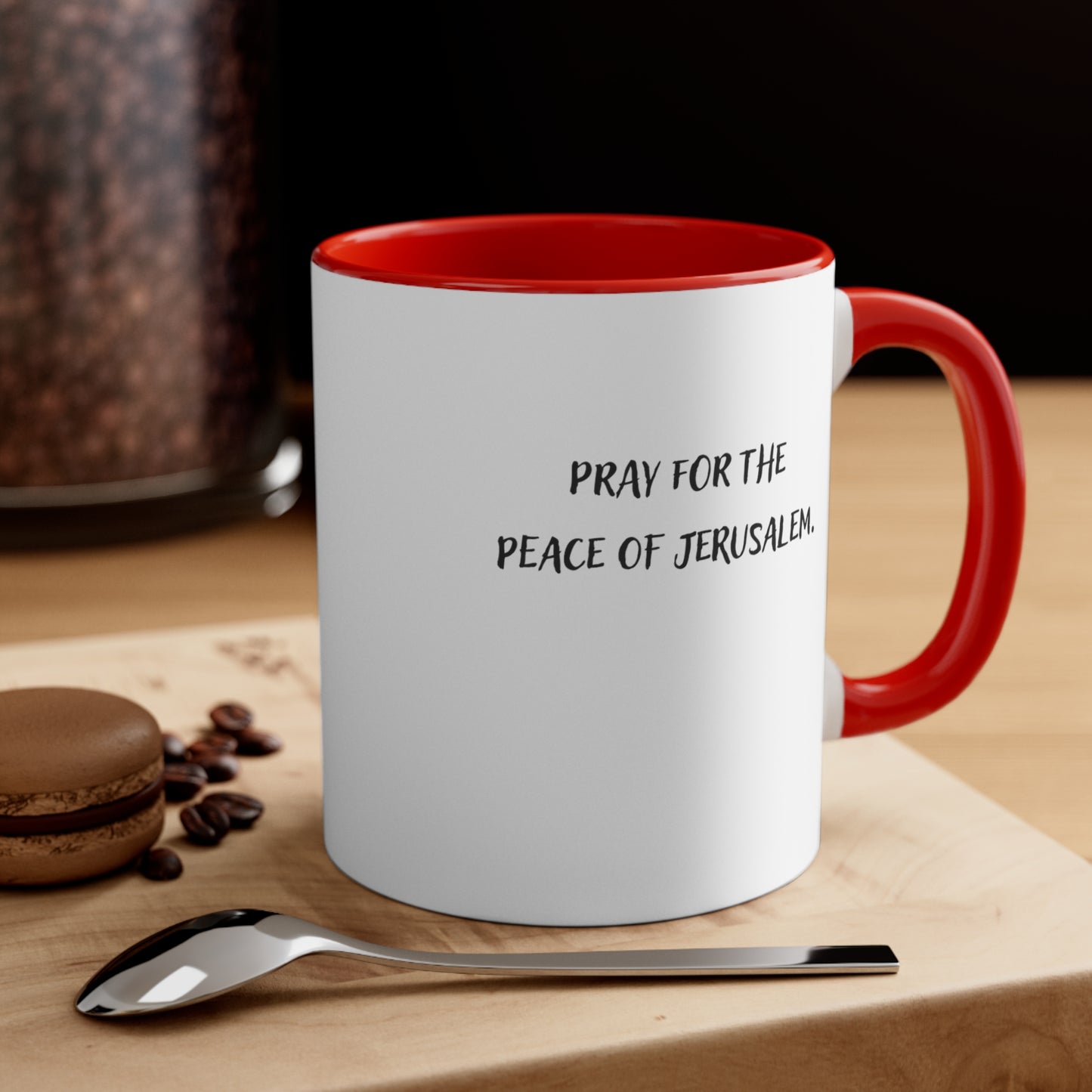 Accent Coffee Mug - Pray for the Peace of Jerusalem