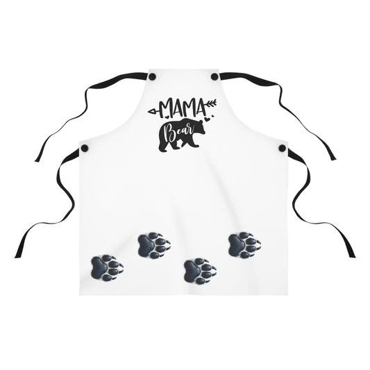 Mama Bear Apron - Cute Cooking Gift for Moms
